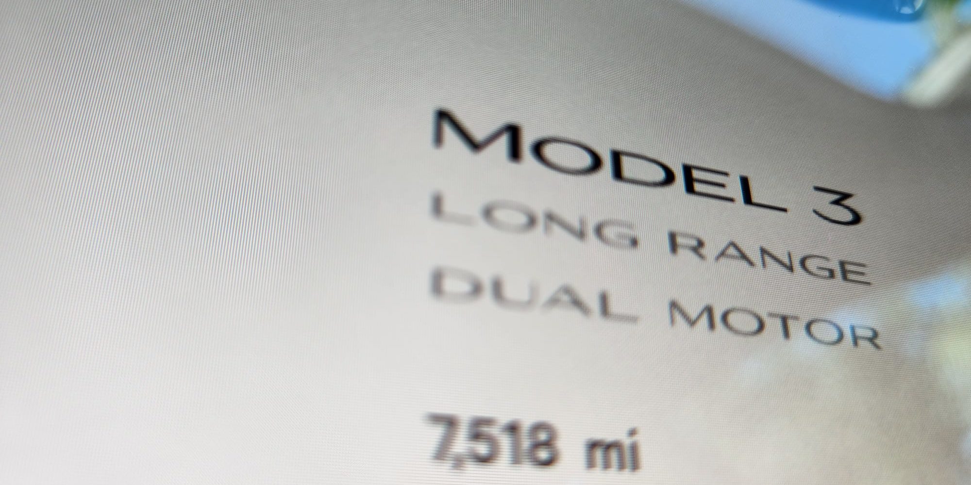 Tesla Model 3 LONG RANGE — CLEAN TITLE—  LOW MILE ONLY  7000mi